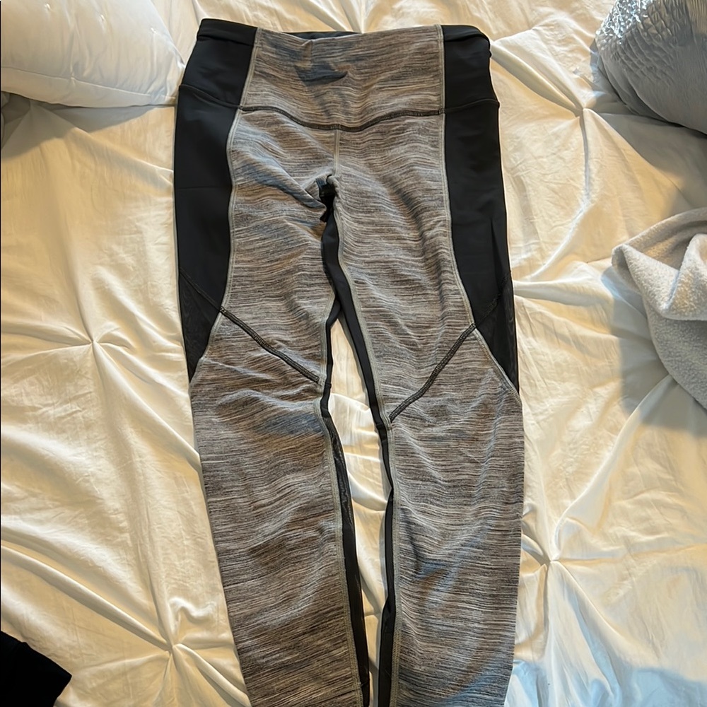 Gray and Black Lulu Leggings